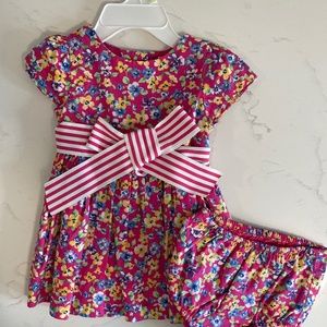 Ralph Lauren baby girl 3M dress and bloomer set- Excellent condition!